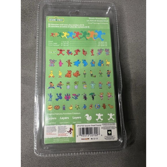 Cricut Sesame Street Friends Sealed Cartridge Scrapbook Craft Elmo - Picture 3 of 5